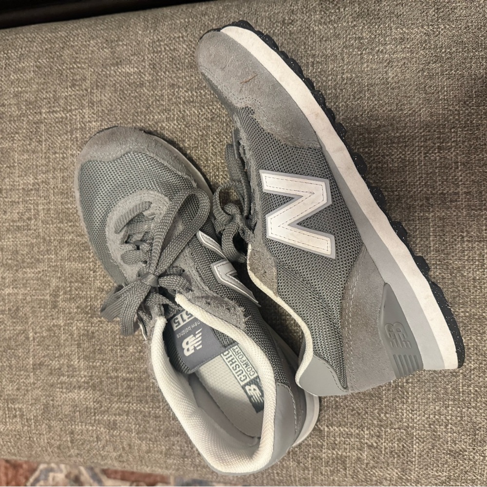New Balance Charcoal and White Running Shoes